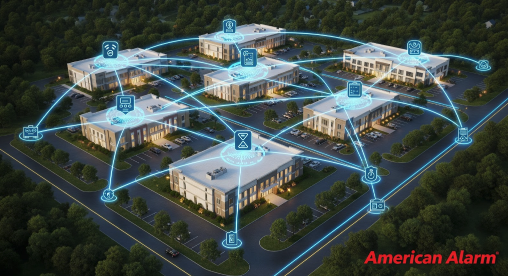 Douglasville Commercial Security Systems overhead view