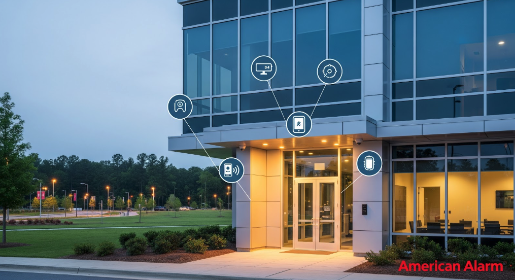 Johns Creek Commercial Security Systems commercial building