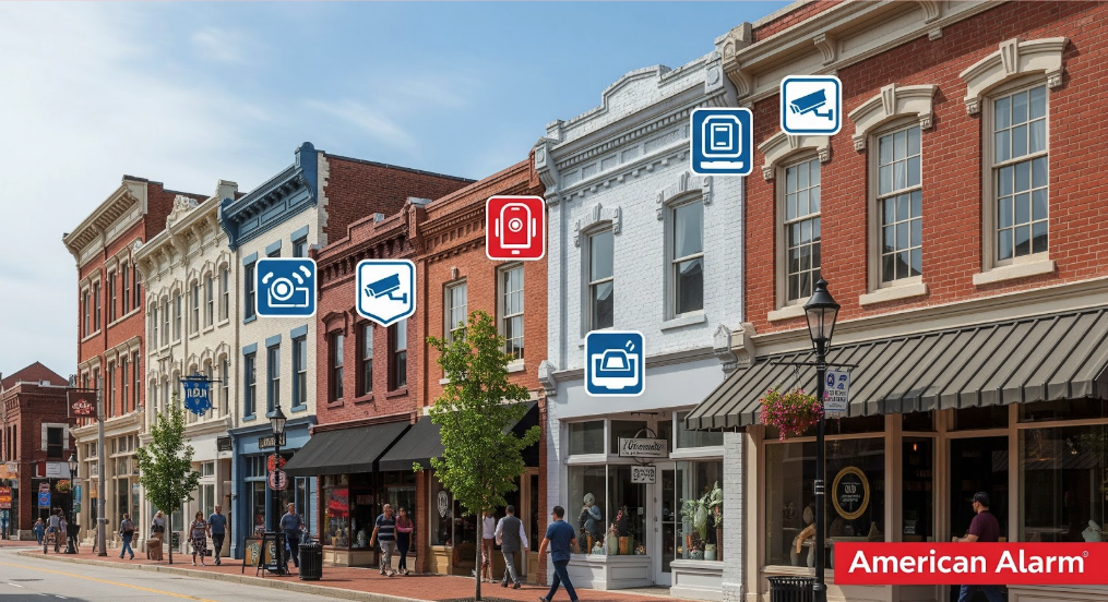 Norcross Commercial Security Systems commercial street