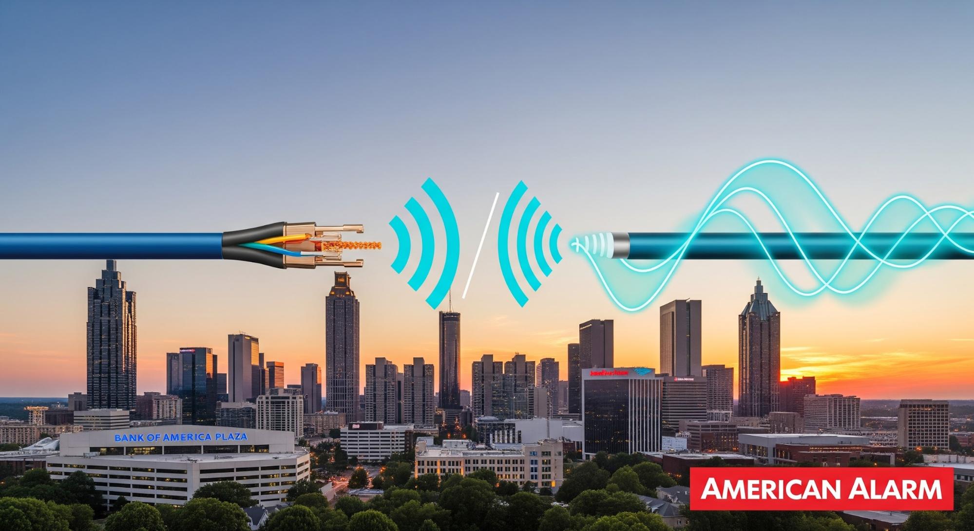 Wireless vs. Wired Commercial Alarm Systems in Atlanta