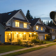 A home with a security system, a key part of determining your monthly security cost.