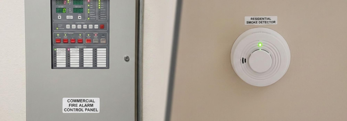 Understanding the Critical Differences: Commercial Fire Alarm Systems vs. Residential Alarms