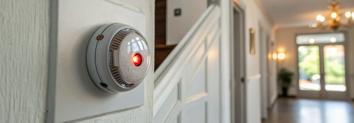 Fire alarm monitoring system panel activated in an Alpharetta business.