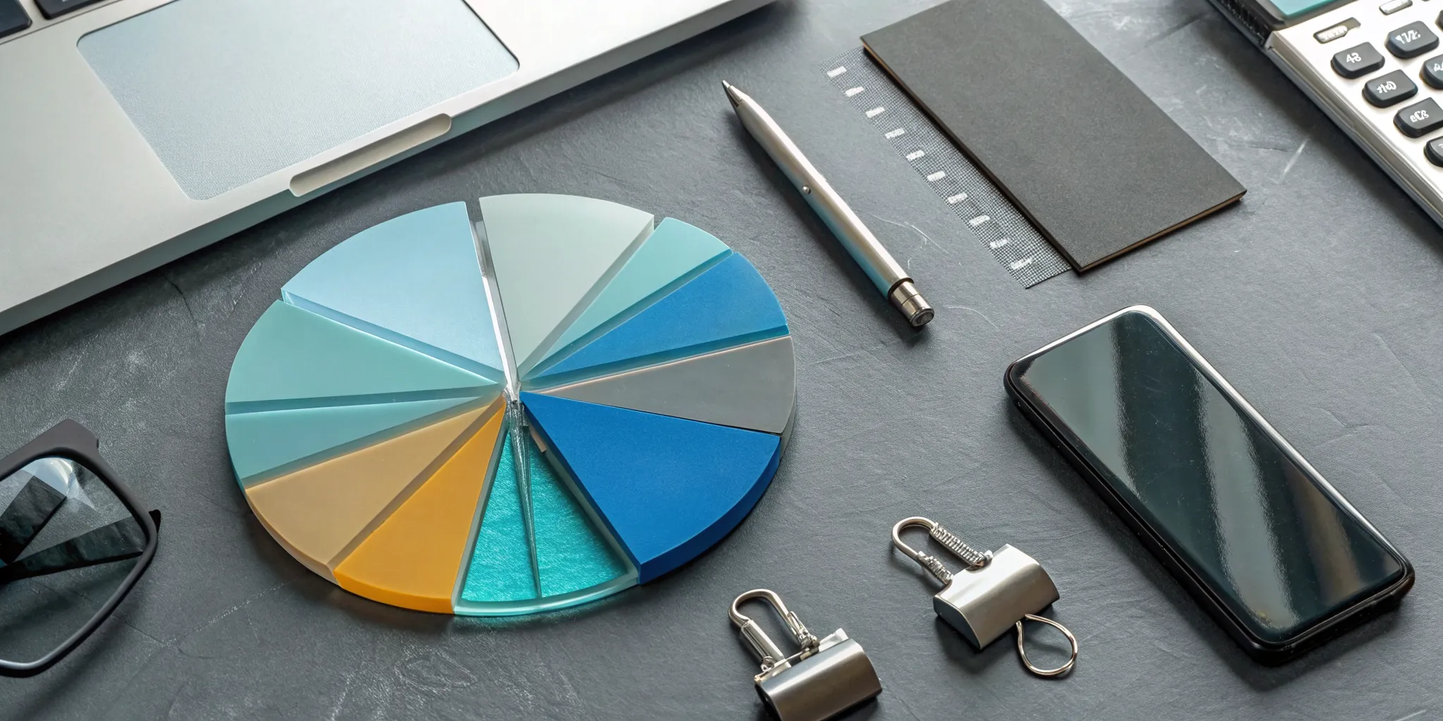 A calculator and laptop on a desk breaking down the cost of a business security system.