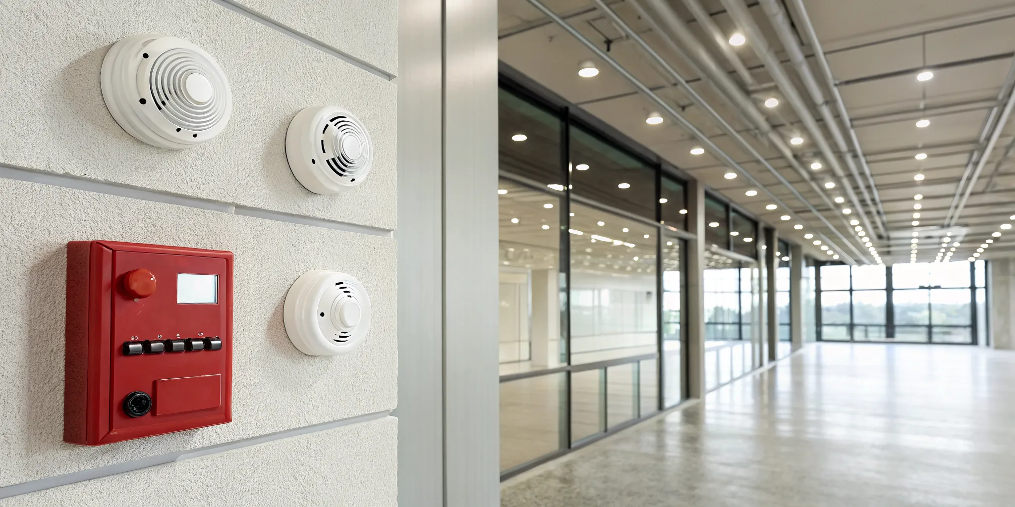 Fire alarm control panel highlighting the difference between addressable and conventional fire alarms.