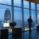 An upgraded commercial security system in an Atlanta office after a successful takeover.