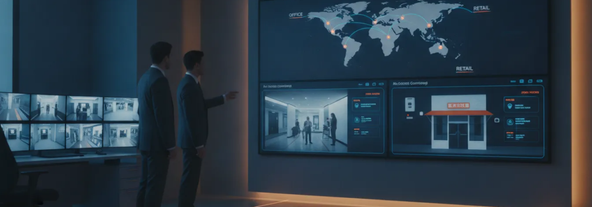 Best commercial security systems connected across multiple business locations