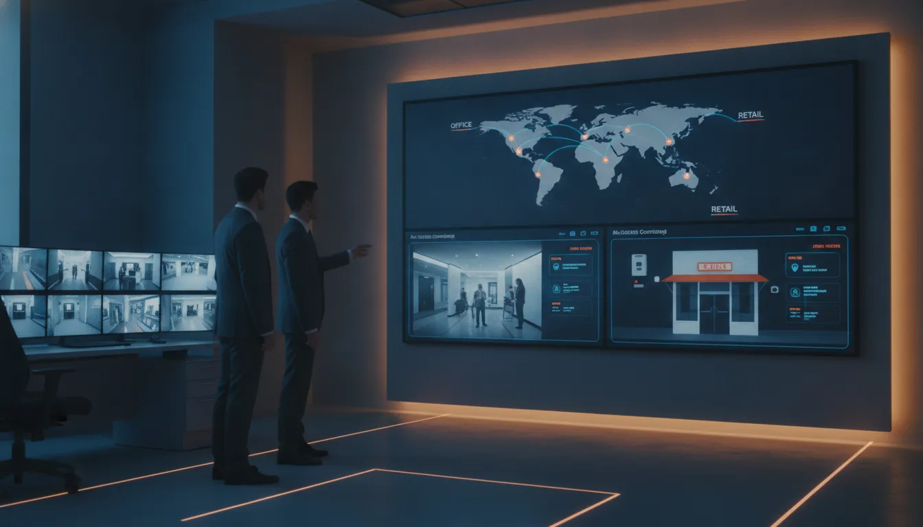 Best commercial security systems connected across multiple business locations