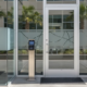 Controlled access systems reader at a secure commercial entrance
