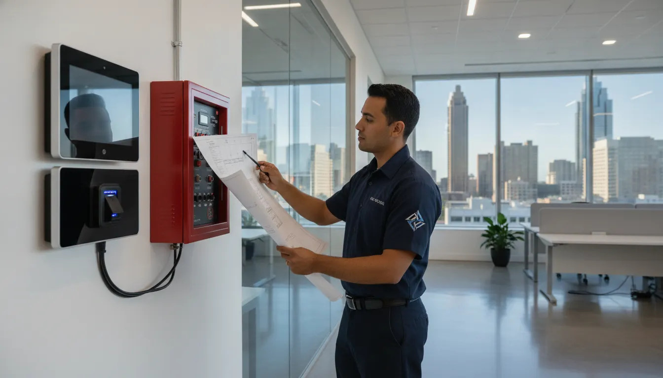 Atlanta commercial security project planning by a low voltage contractor Atlanta businesses can trust