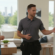 Professional security technician supporting an Atlanta home